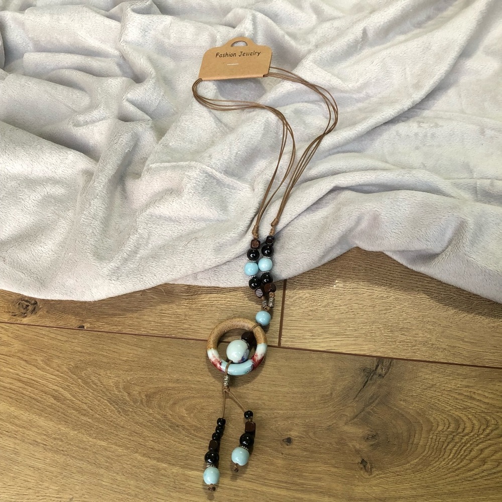 Boho geometric necklace